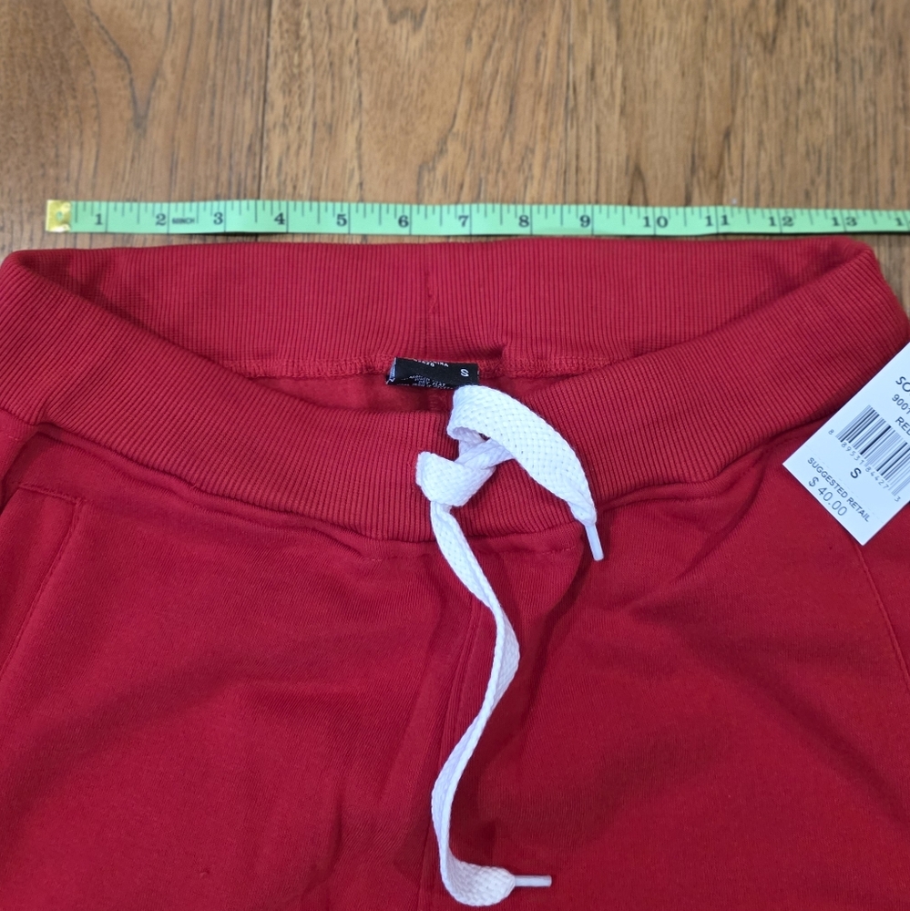 NWT Southpole Red Jogger Sweatpants with Drawstring. Activewear Athleisure. S - Picture 3 of 9